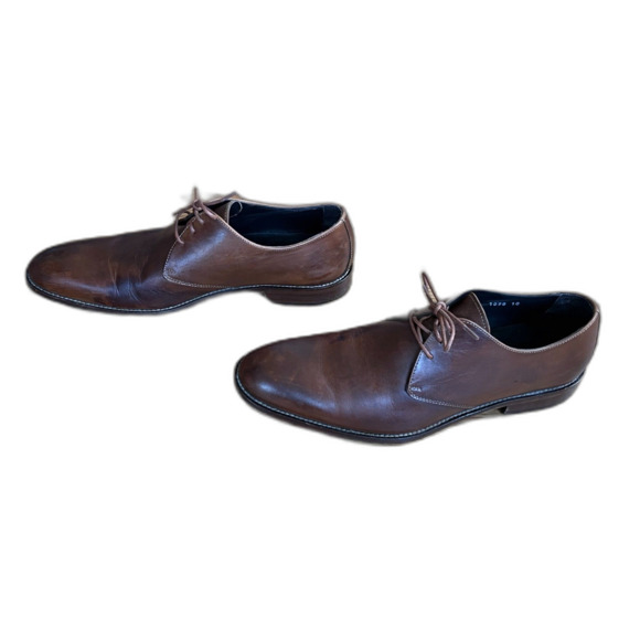 To Boot New York Brown Adam Derrick Oxford Leather Dress Shoes Mens Size 10 - Picture 7 of 9